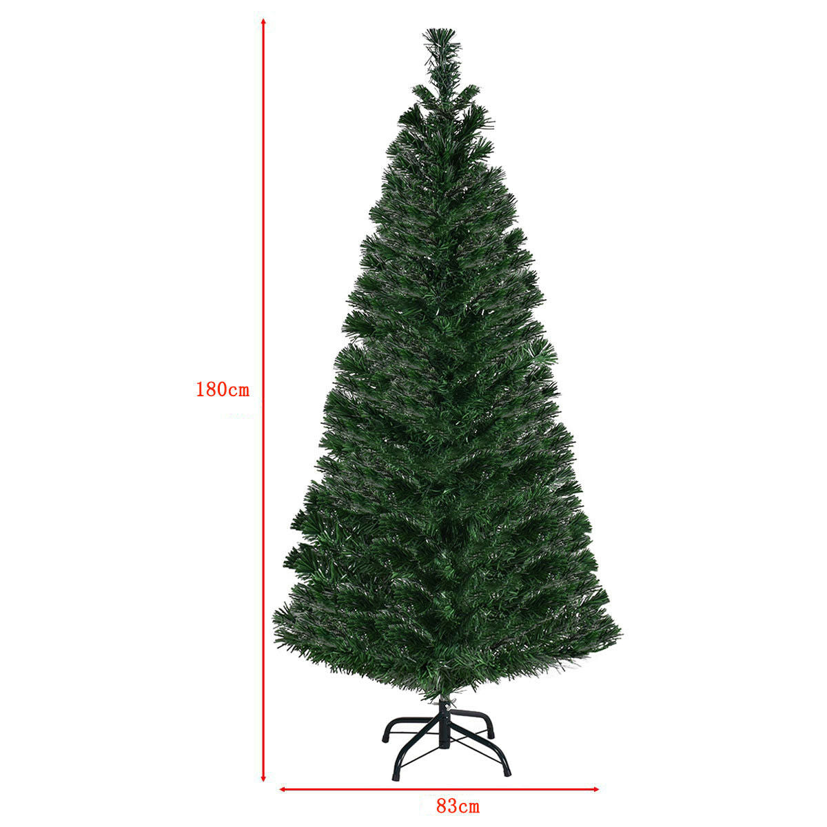 Fibre Optic Christmas Tree - in Various Sizes-6FT