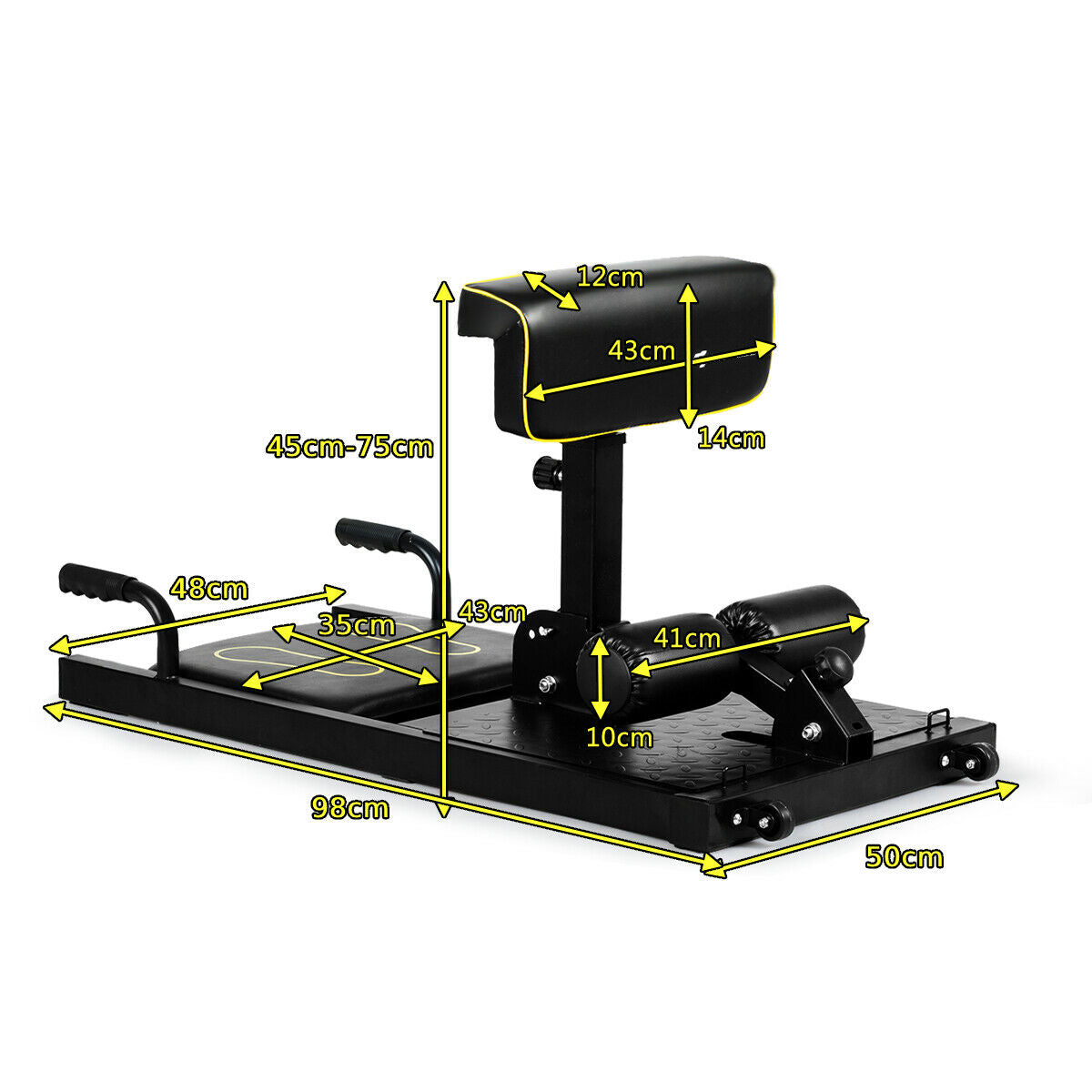 8-in-1 Squat Machine Gym Fitness Equipment