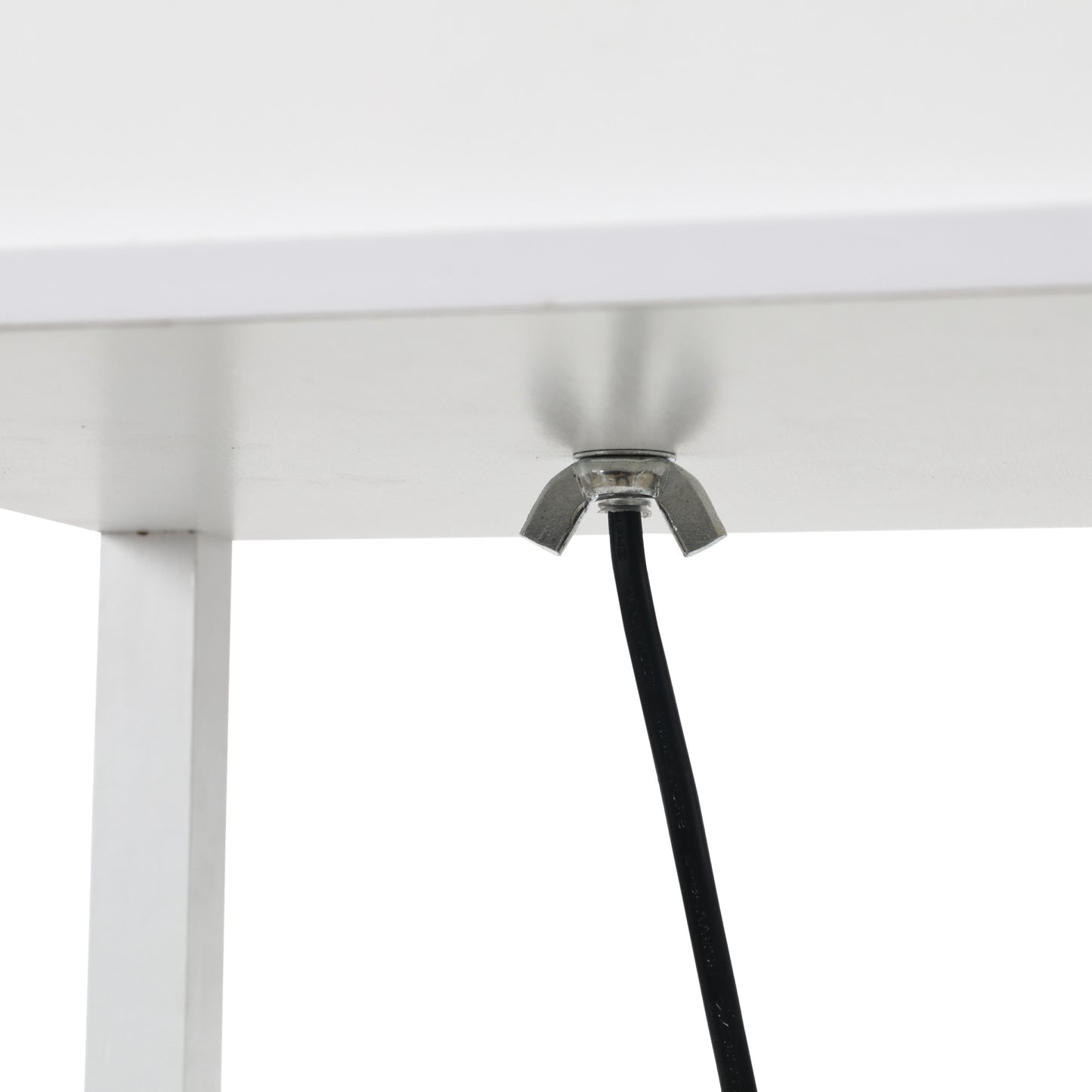 HOMCOM Standing Lamp, Floor Light with 4-Tier Storage Shelf, Reading Standing Lamp White