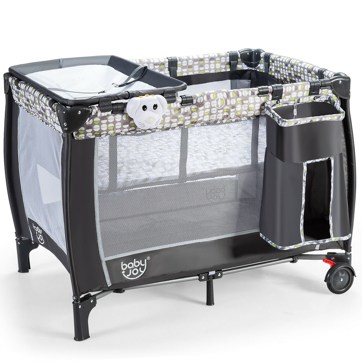 Baby Travel Cot Foldable Playpen Infant Bassinet Cot Bed