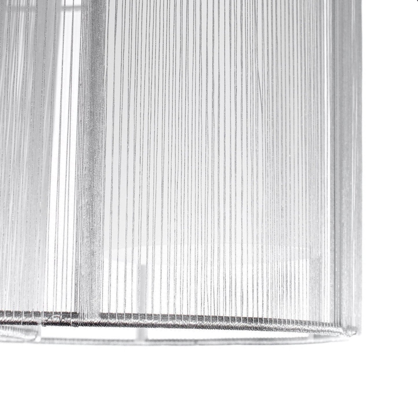 HOMCOM Modern Design Mini Style Flush Mount Ceiling Light with Flush Metal Finish Chandelier for Hallway, Dining Room, Living Room - White