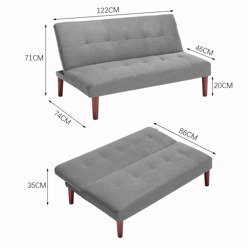 2-Seater Convertible Sofa Bed