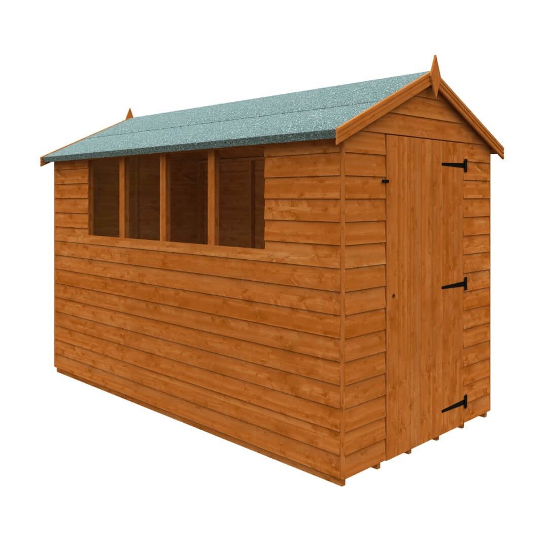 GardenArch 10x5 Budget Apex Wooden Shed