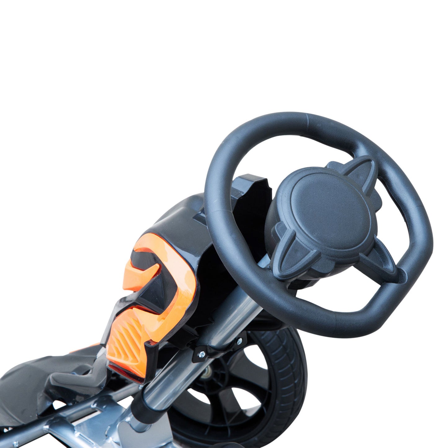 HOMCOM Kids Ride On Pedal Go Kart Indoor Outdoor Sports Toy Braking System