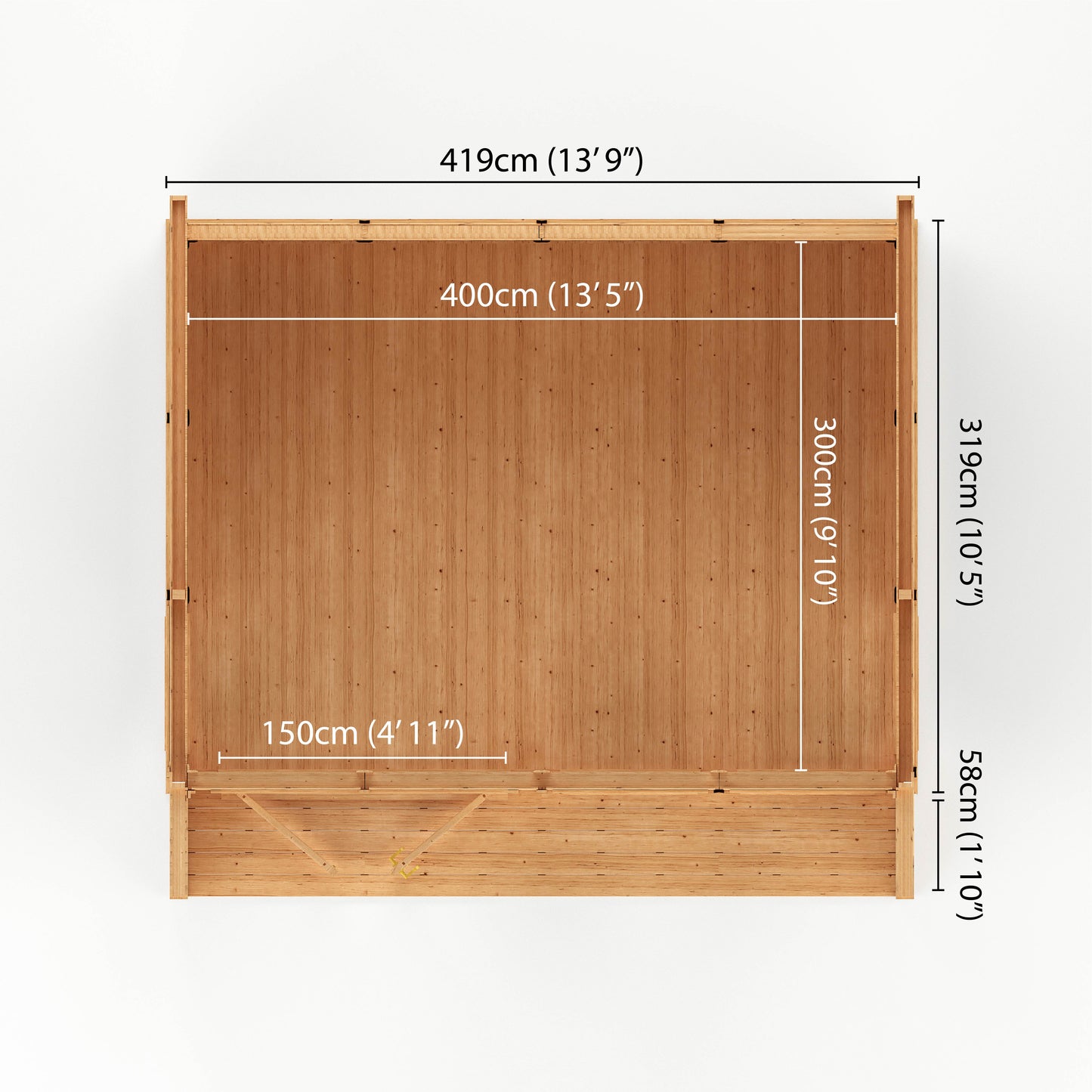 Sherwood Cresswell 4M X 3M Insulated Garden Room