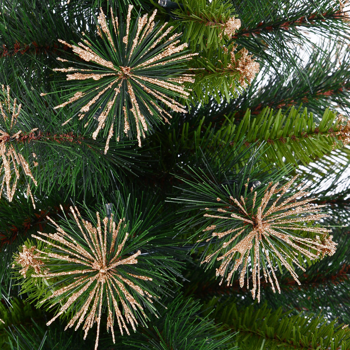 HOMCOM 1.5m Prelit Christmas Tree Artificial Tree, Metal Stand-Green