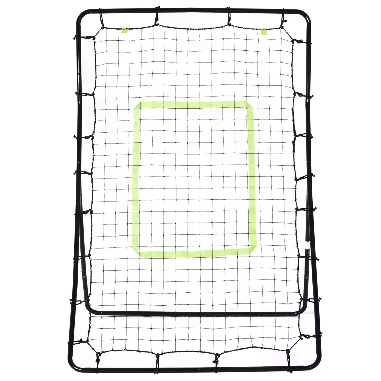 HOMCOM Rebounder Net Playback Soccer Football Game Spot Target Ball Rebounders Training Equipment Play Teaching