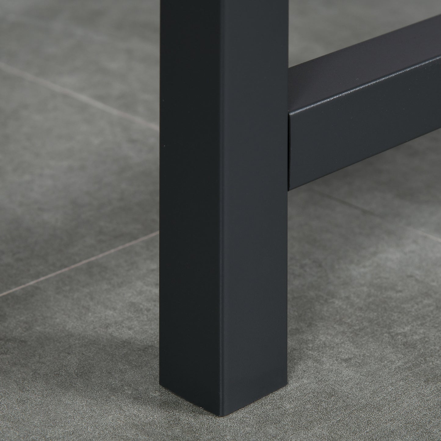 HOMCOM Foldable Dining Table Drop Leaf Folding Side Console Writing Desk for Kitchen, Dining Room, Rustic Brown