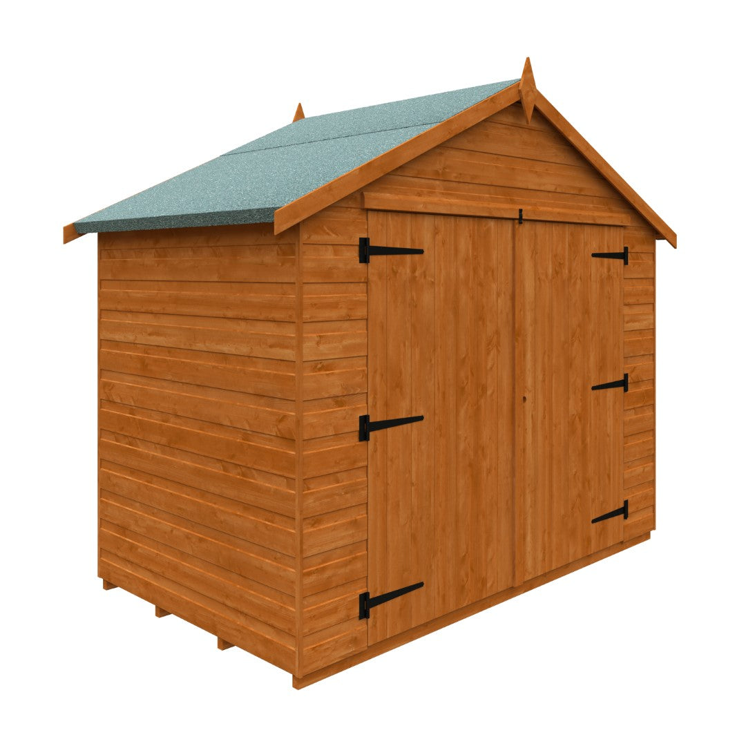 GardenArch 4x7 Apex Compact Wooden Shed
