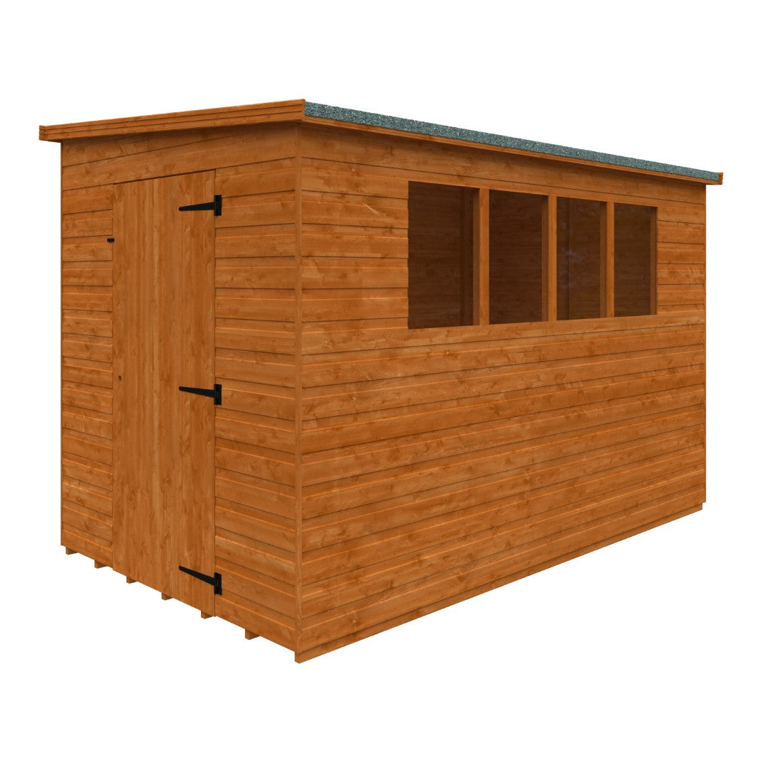 GardenArch 10x6 Lean-To Pent Wooden Shed