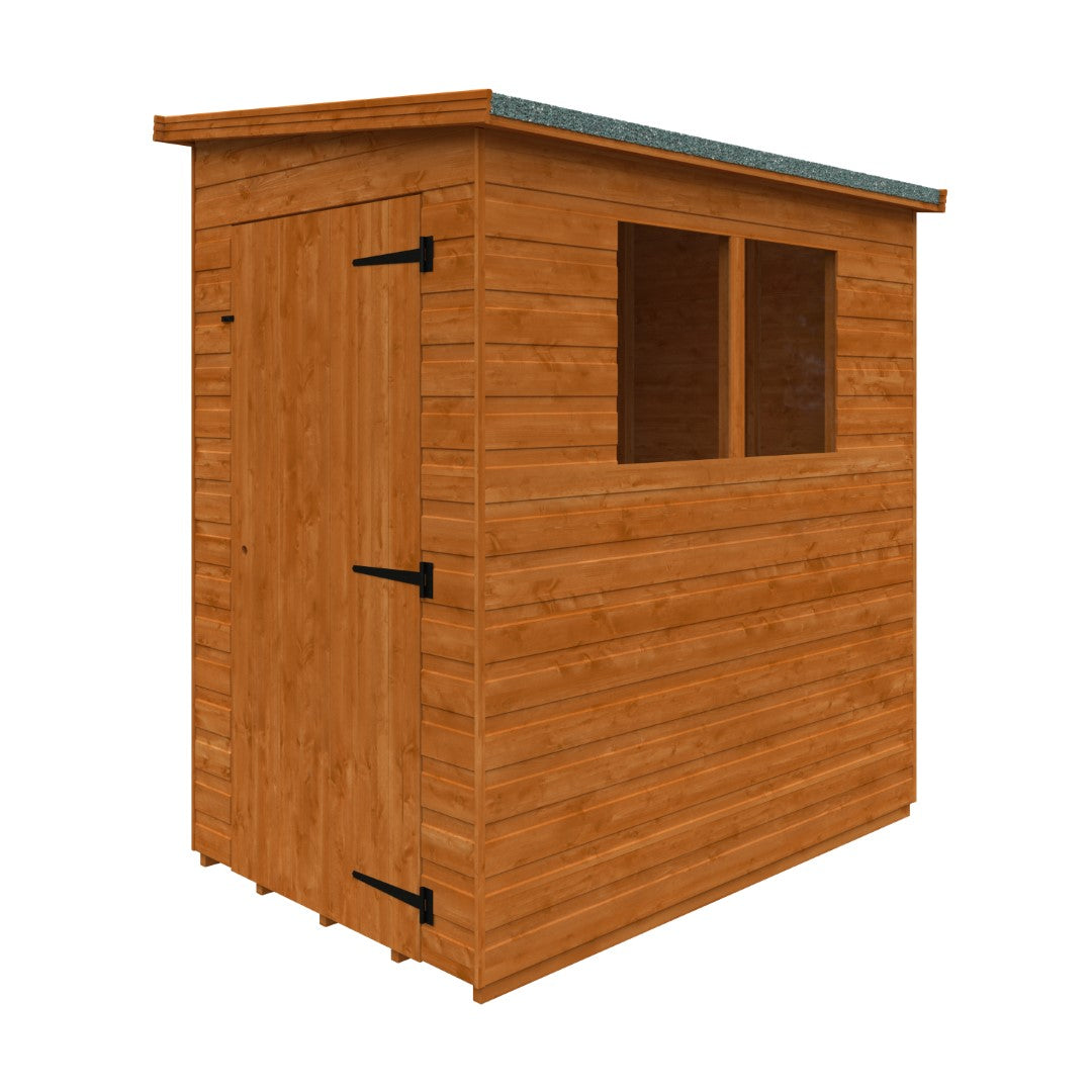 GardenArch 6x4 Lean-To Pent Wooden Shed