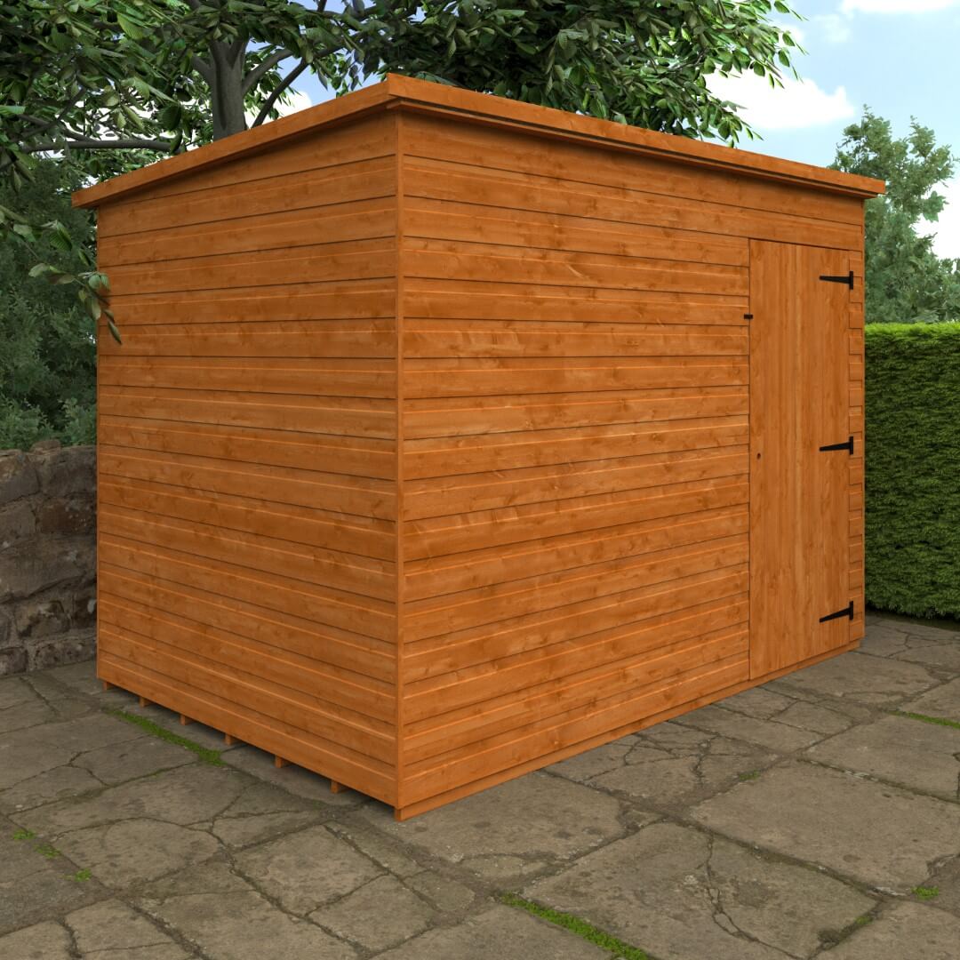 GardenArch 9x6 Super Pent Windowless Wooden Shed