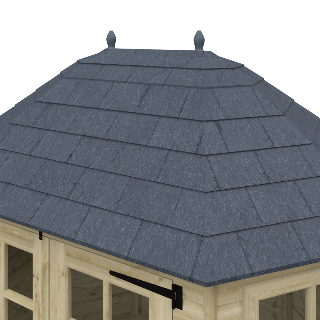 GardenArch 8x6 Tanalised Octagonal Wooden Shed