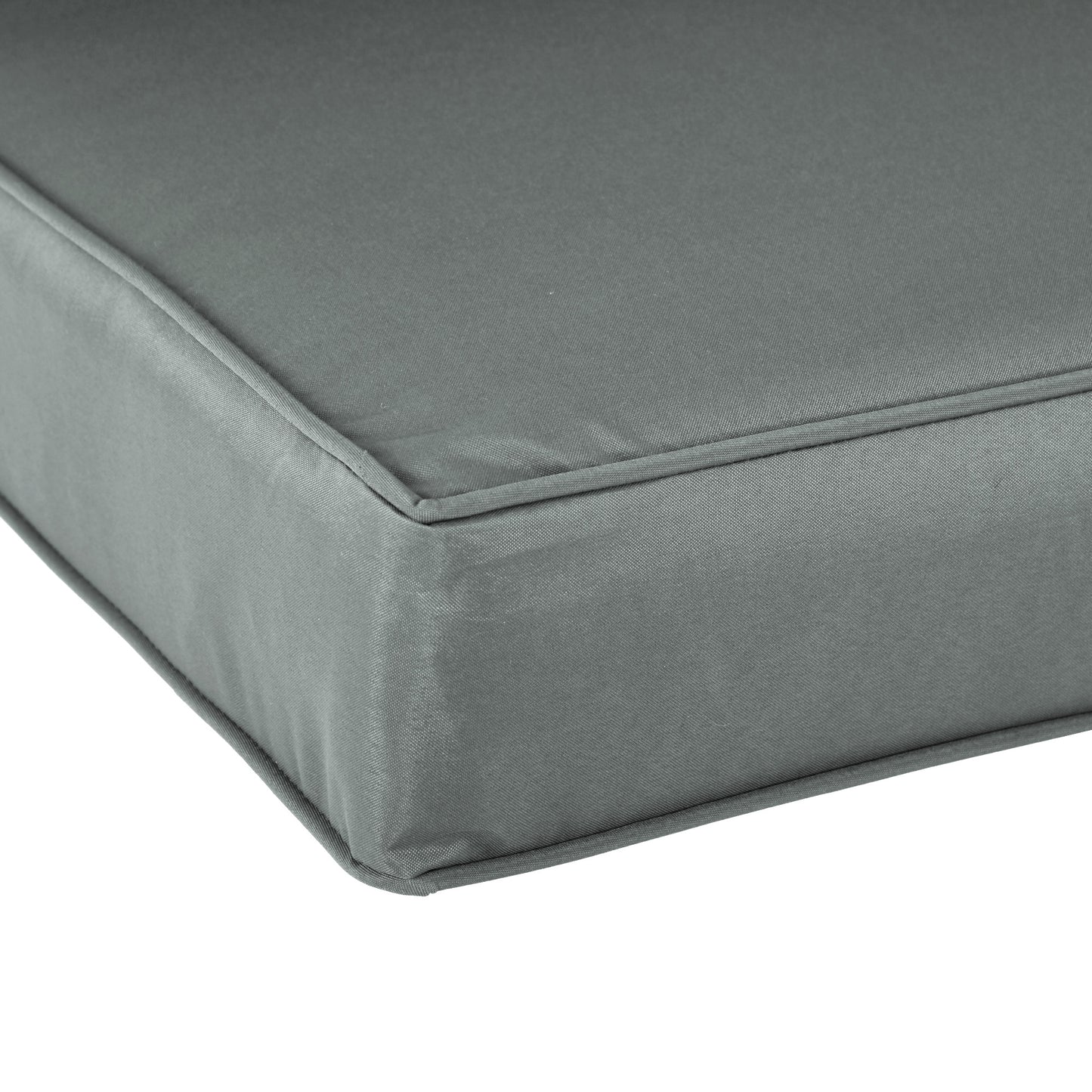 Outsunny 2 Seater Back and Seat Cushion Pillows Replacement, Patio Chair Cushions Set for Indoor Outdoor, Charcoal Grey