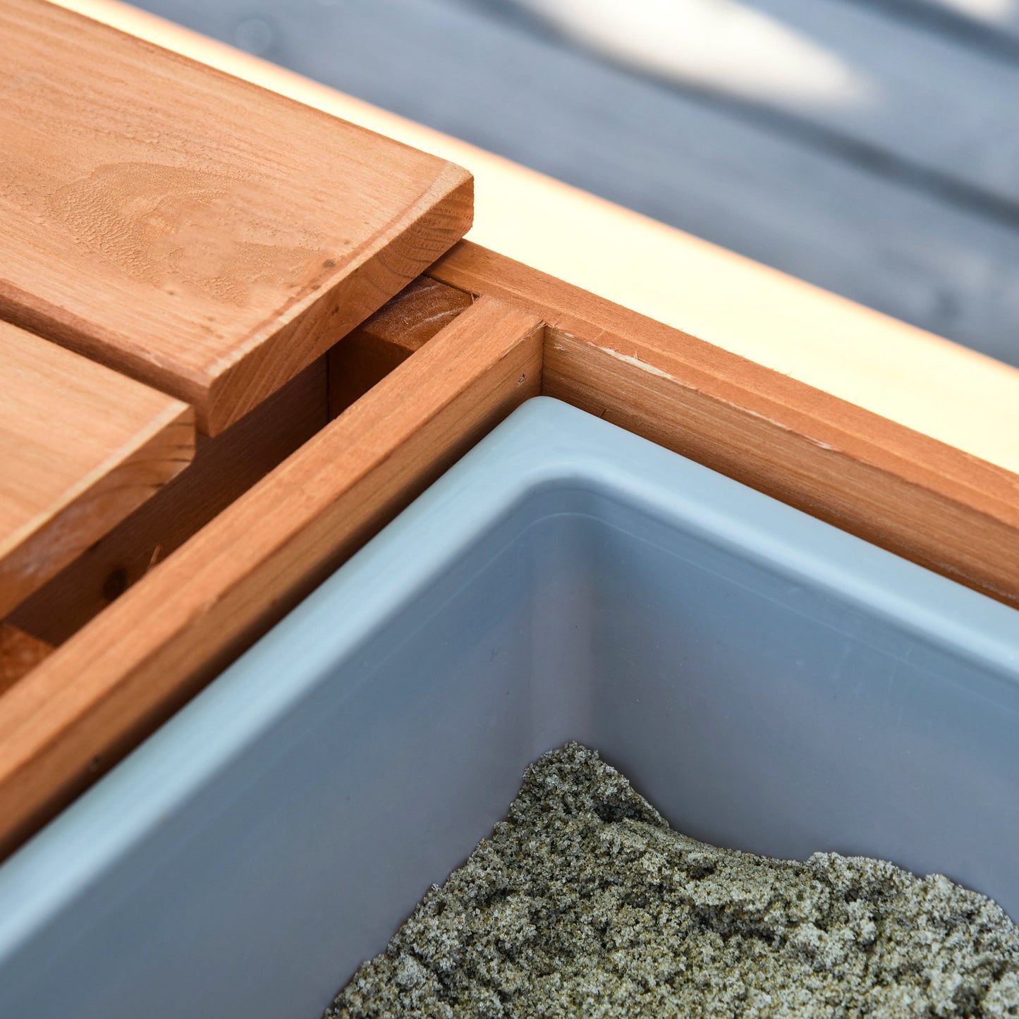 Outsunny Kids Picnic Table with Benches, Wooden Sand and Water Table, Adjustable Parasol, Storage Bins, for Kids 3-6 Years, Brown