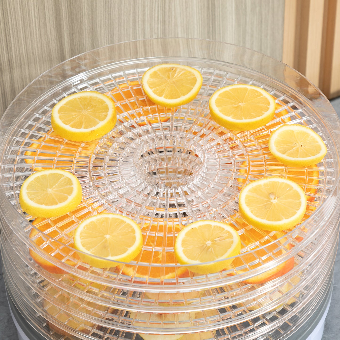 HOMCOM 5 Tier Food Dehydrator, 245W Food Dryer Machine with Adjustable Temperature Control for Drying Fruit, Meat, Vegetable, Jerky and Pet Treat