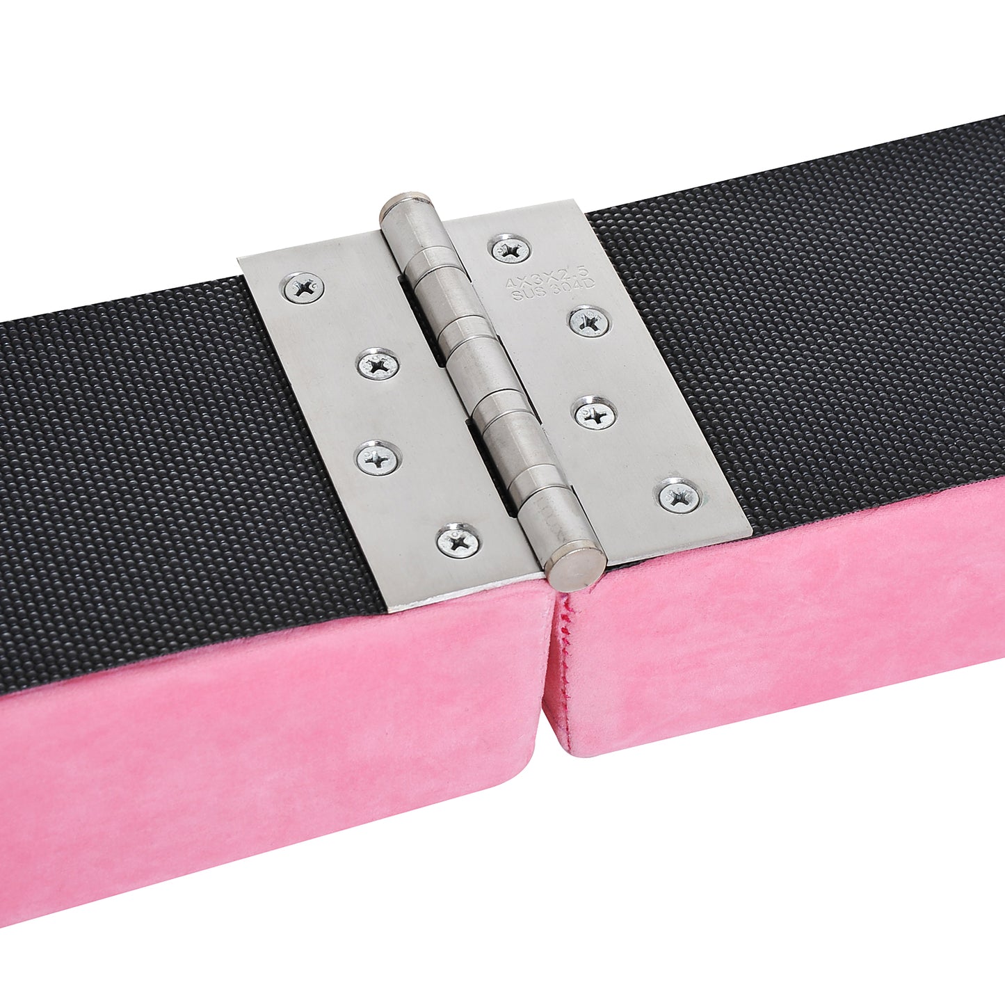 HOMCOM Balance Beam Trainer, 2.4 m-Pink