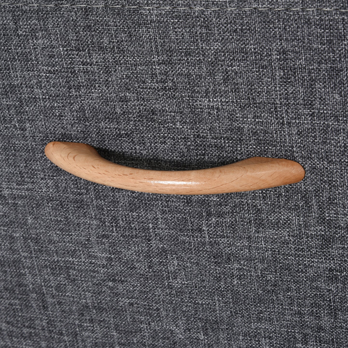 HOMCOM Chest of Drawers with Coat rack Steel Frame 3 Drawers Bedroom Hallway Home Furniture Black Brown