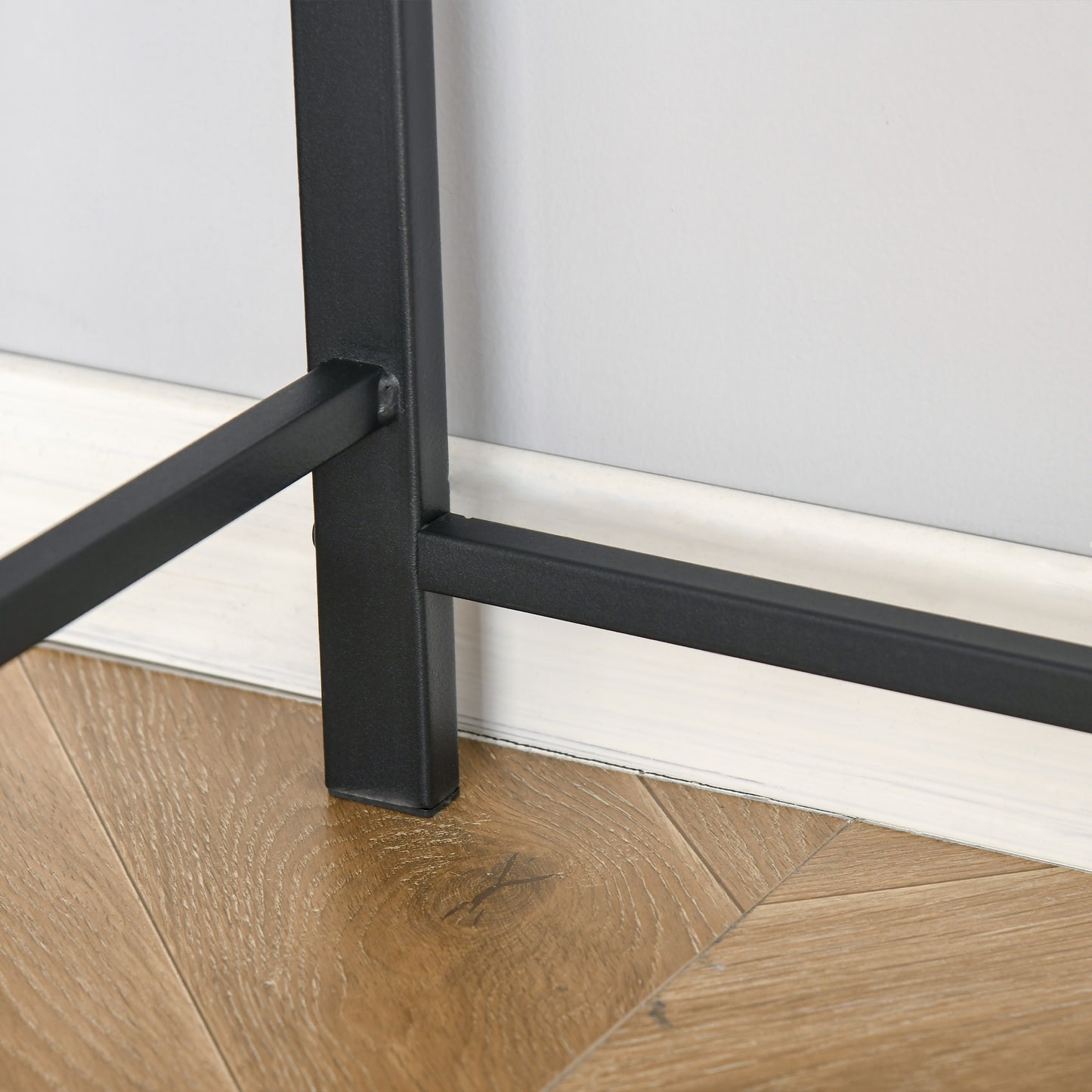 HOMCOM Two-Tier Computer Desk, Home Office Writing Study Table with Storage Shelf, PC Laptop Desk Gaming Workstation, Walnut