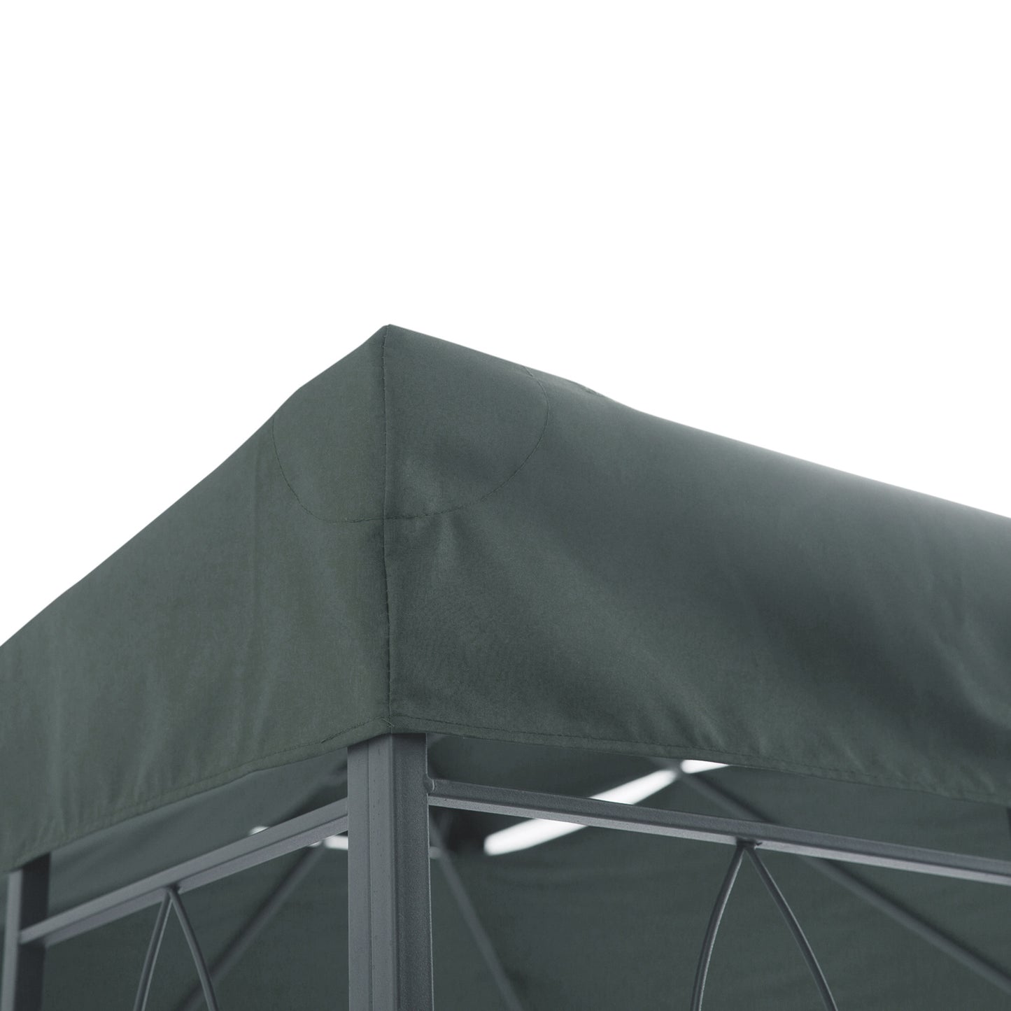 outsunny-3x4m-gazebo-replacement-roof-canopy-2-tier-top-uv-cover-garden-patio-outdoor-sun-awning-shelters-deep-grey-top-only