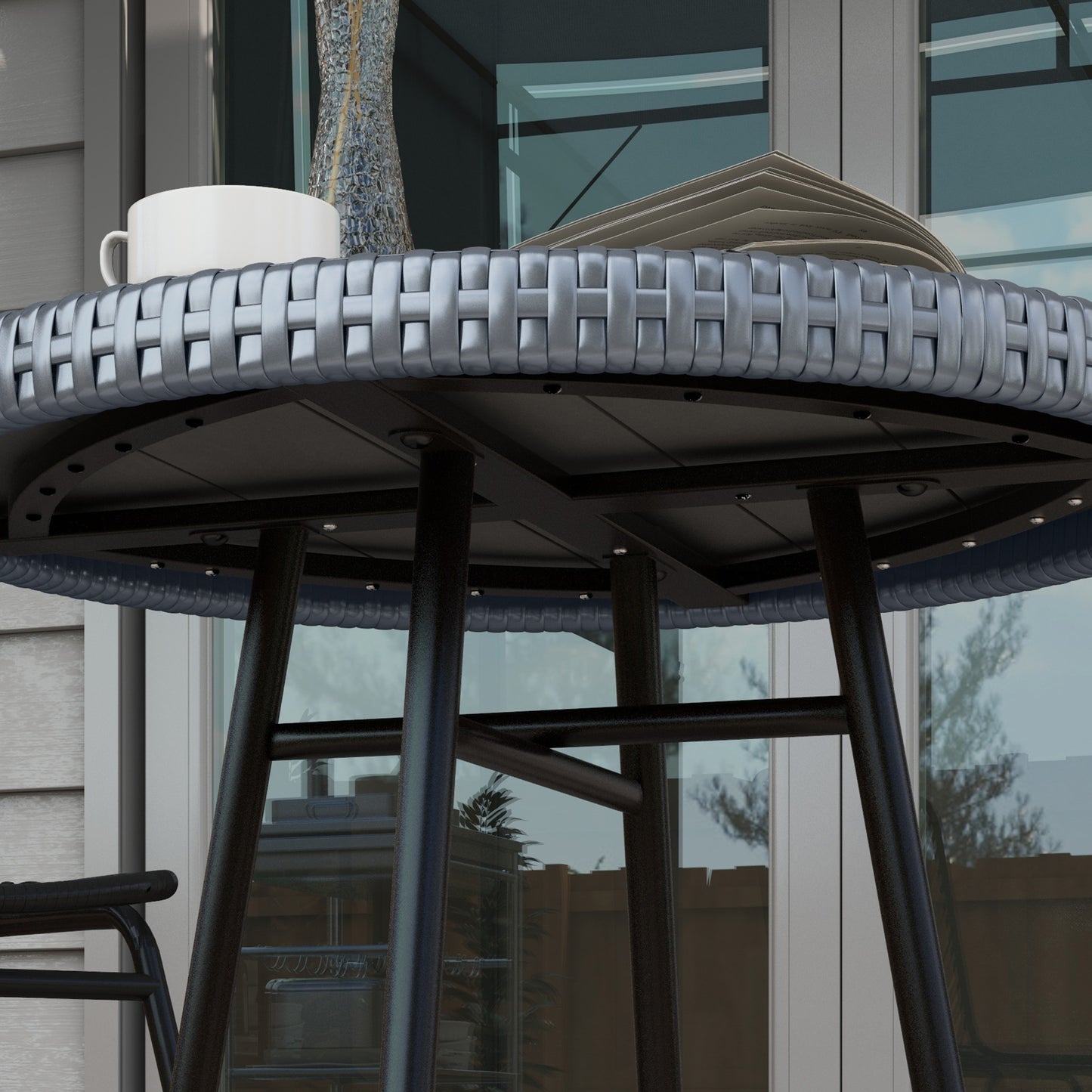 outsunny-pe-rattan-side-table-grey