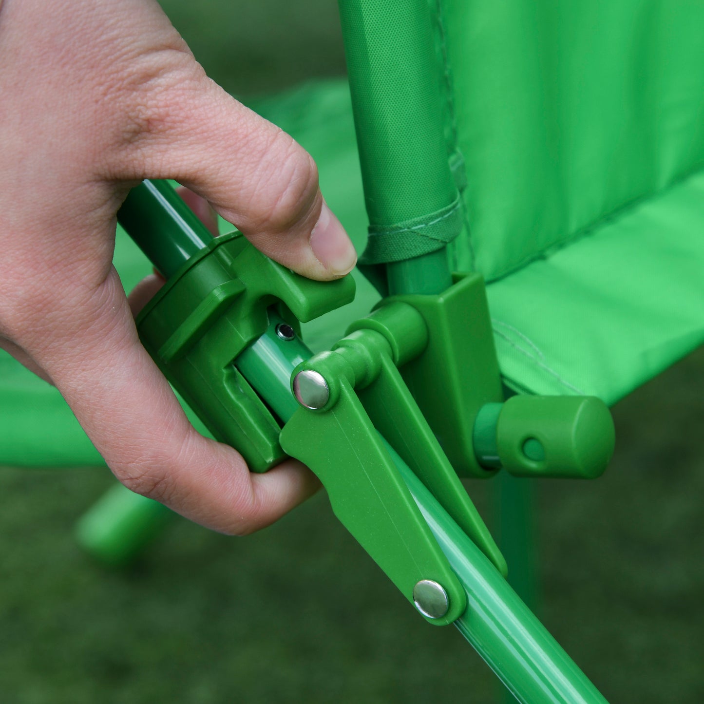 outsunny-kids-folding-picnic-table-and-chair-set-frog-pattern-with-removable-height-adjustable-sun-umbrella-green