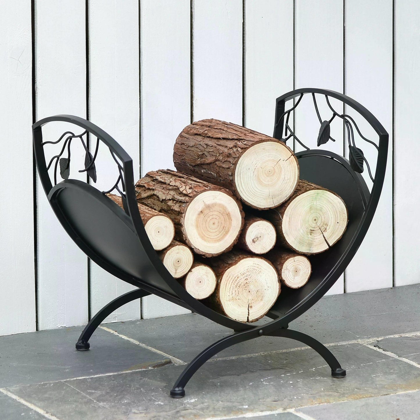 outsunny-iron-folding-arced-firewood-log-holder-w-leaf-scroll-panels-indoor-outdoor-garden-storage-heavy-duty-stacker-black