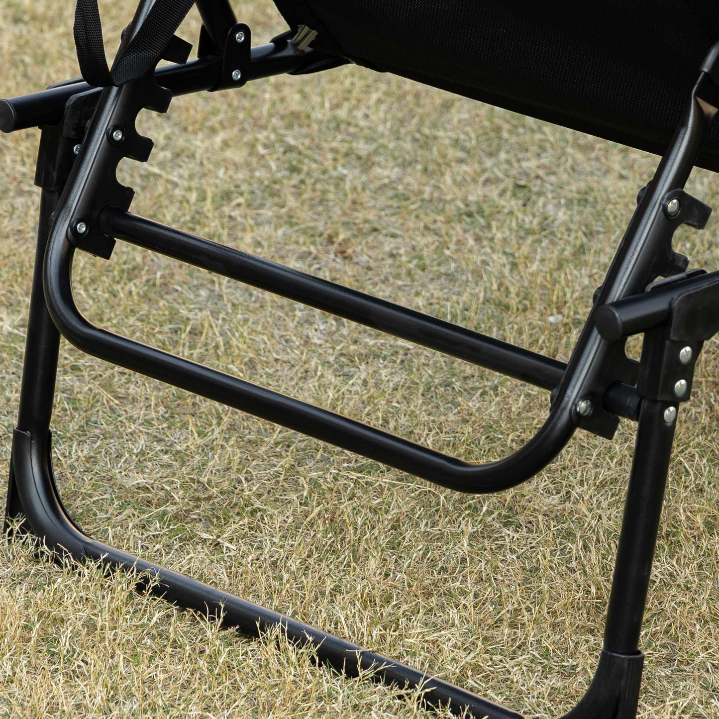 outsunny-portable-sun-lounger-folding-camping-bed-cot-reclining-lounge-chair-5-position-adjustable-backrest-w-side-pocket-for-patio-garden-black
