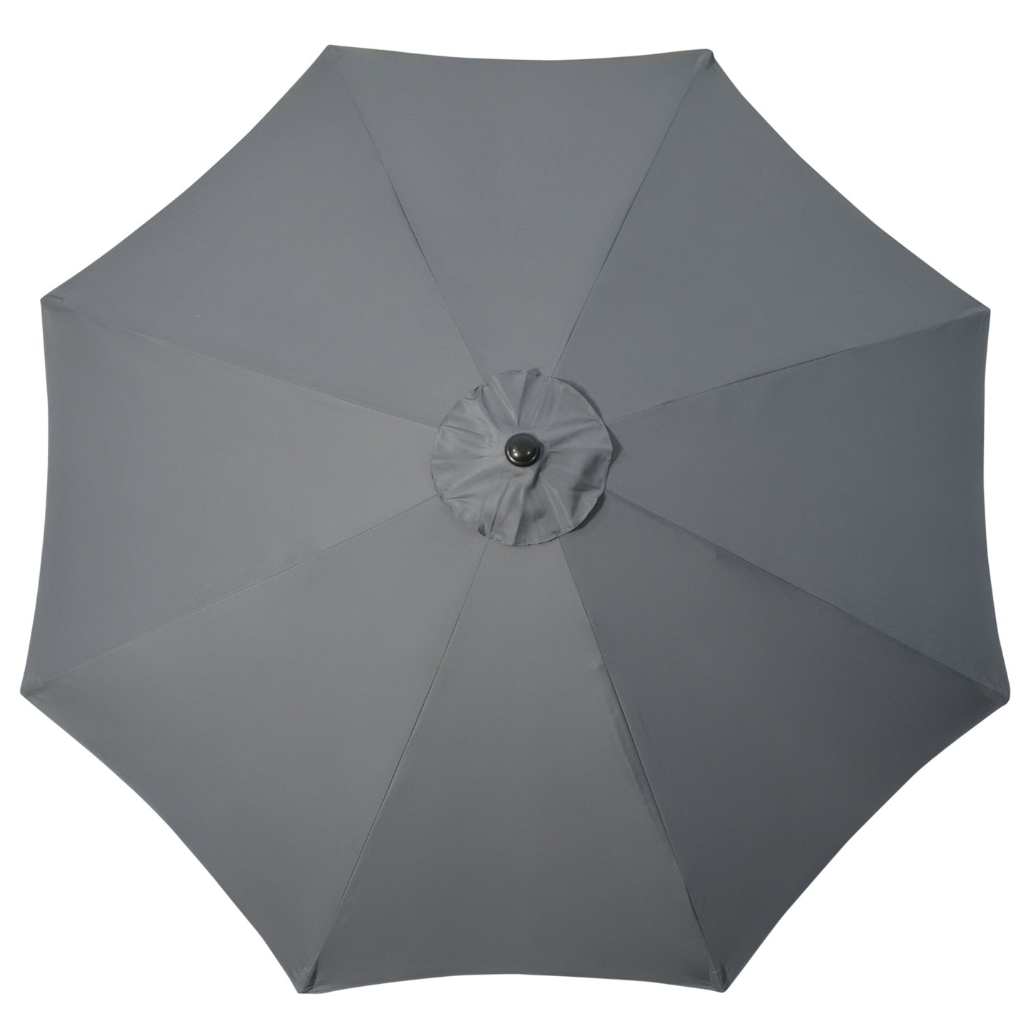 outsunny-garden-parasol-umbrella-outdoor-market-table-umbrella-sun-shade-canopy-with-8-ribs-grey