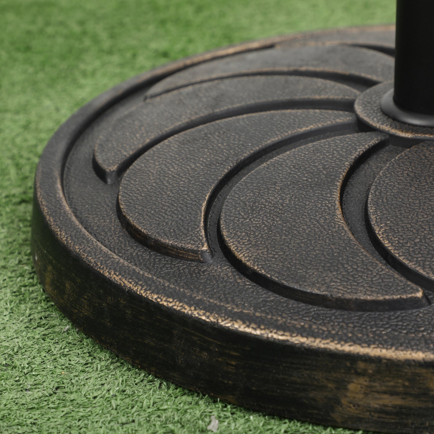 outsunny-18kg-resin-garden-parasol-base-round-outdoor-market-umbrella-stand-weight-for-poles-of-38mm-to-48mm-bronze