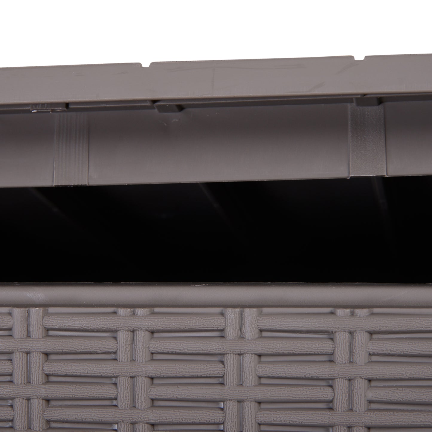 outsunny-50l-outdoor-rattan-effect-lift-top-ice-cooler-table-grey