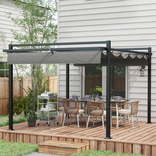 outsunny-3-x-4m-retractable-pergola-garden-gazebo-shelter-with-aluminium-frame-for-grill-patio-deck-dark-grey
