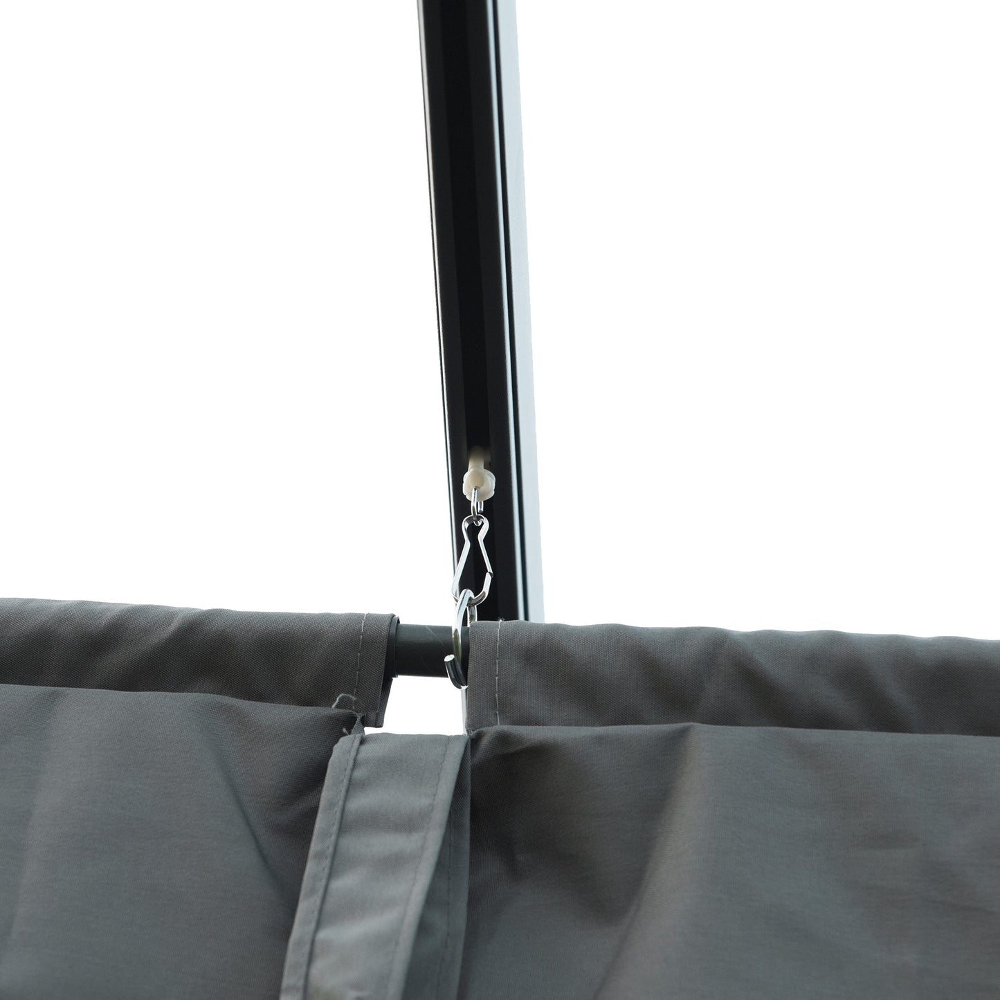 outsunny-4-x-3m-metal-pergola-gazebo-patio-sun-shelter-grape-tent-retractable-canopy-grey