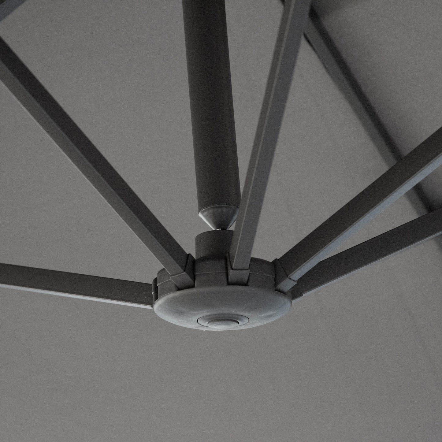 outsunny-4-6m-garden-parasol-double-sided-sun-umbrella-patio-market-shelter-canopy-shade-outdoor-with-cross-base-grey