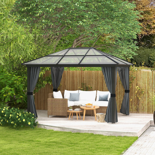 outsunny-3-x-3-6m-hardtop-gazebo-with-uv-resistant-polycarbonate-roof-and-aluminium-frame-garden-pavilion-with-mosquito-netting-and-curtains