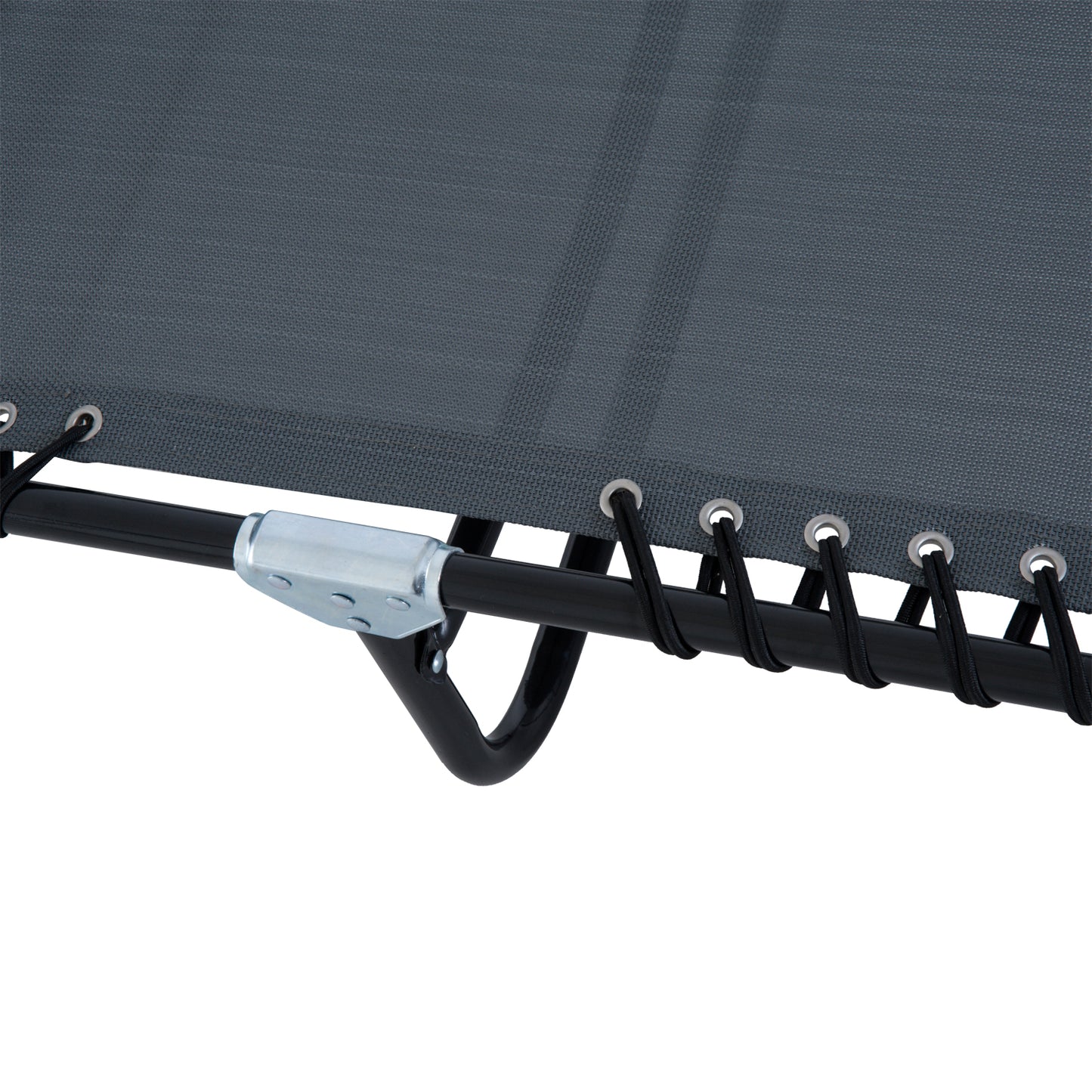 outsunny-folding-sun-lounger-beach-chaise-chair-garden-reclining-cot-camping-hiking-recliner-with-4-position-adjustable-back-grey