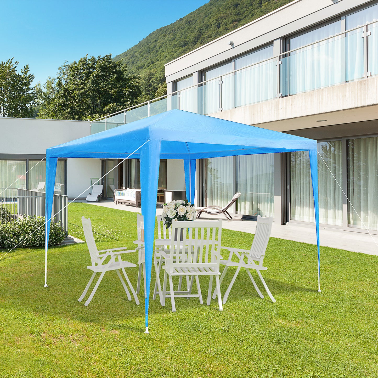 outsunny-2-7m-x-2-7m-garden-gazebo-marquee-party-tent-wedding-canopy-outdoorblue