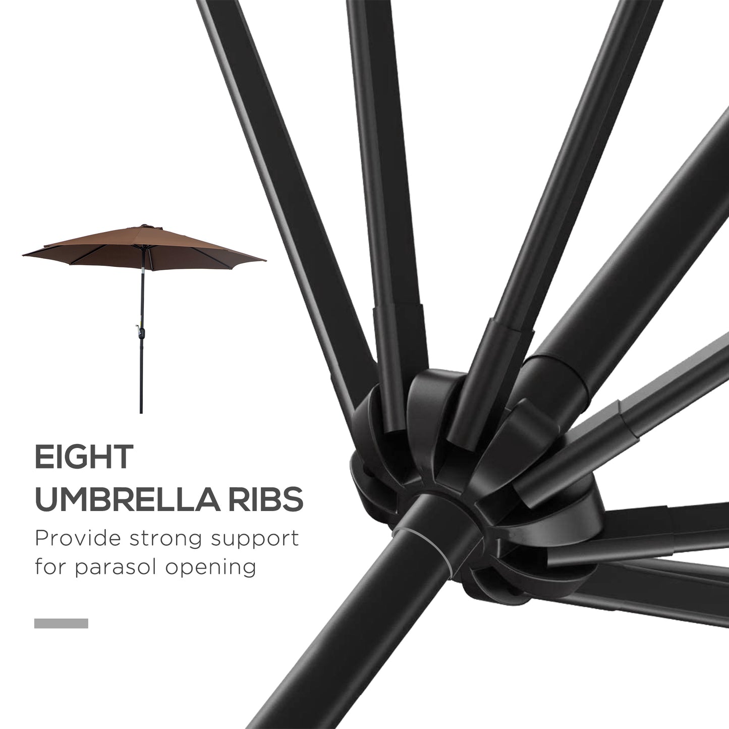 outsunny-steel-frame-round-market-patio-sun-umbrella-garden-parasol-outdoor-sunshade-canopy-3x2-45m-coffee