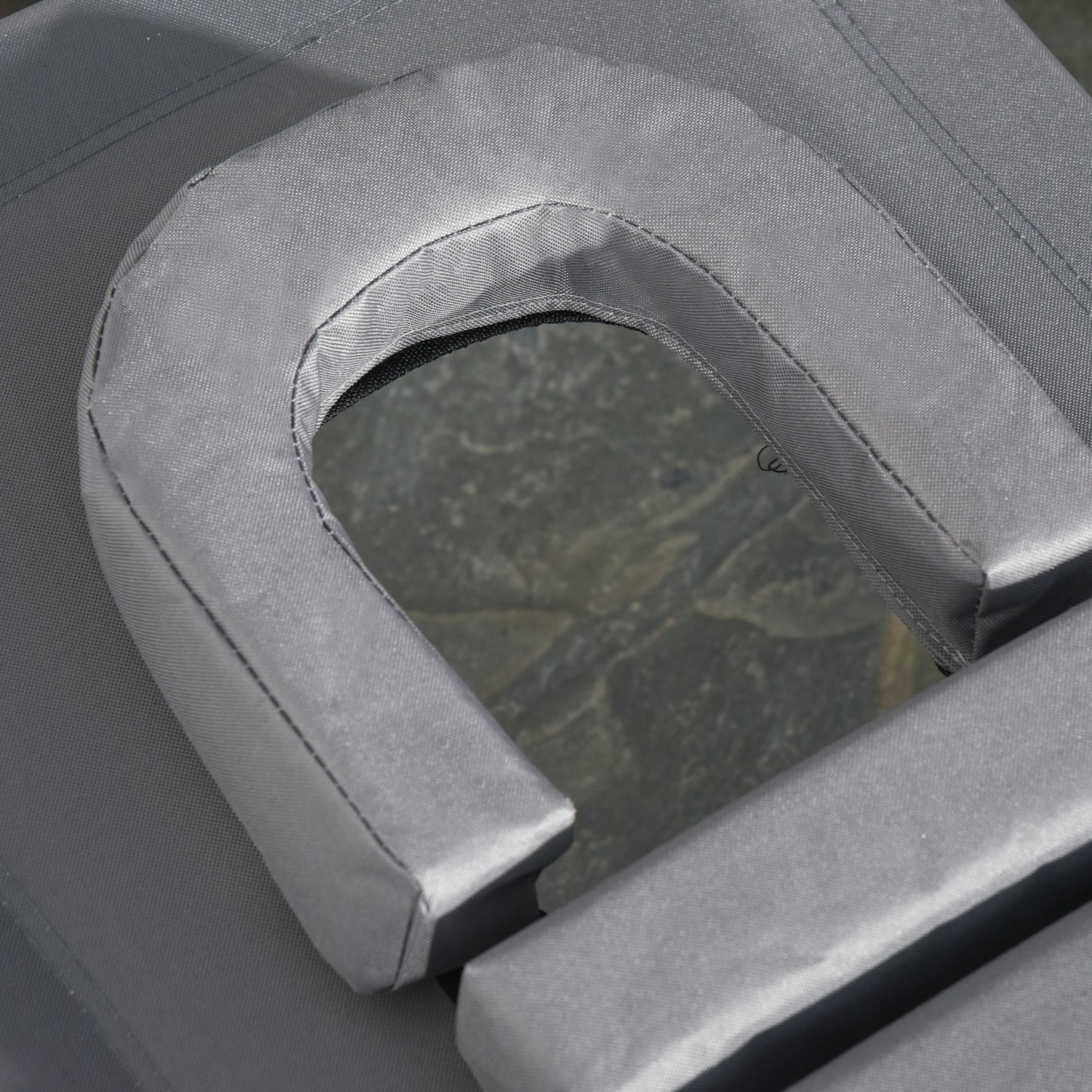 outsunny-sun-lounger-foldable-reclining-chair-with-pillow-and-reading-hole-garden-beach-outdoor-recliner-adjustable-grey