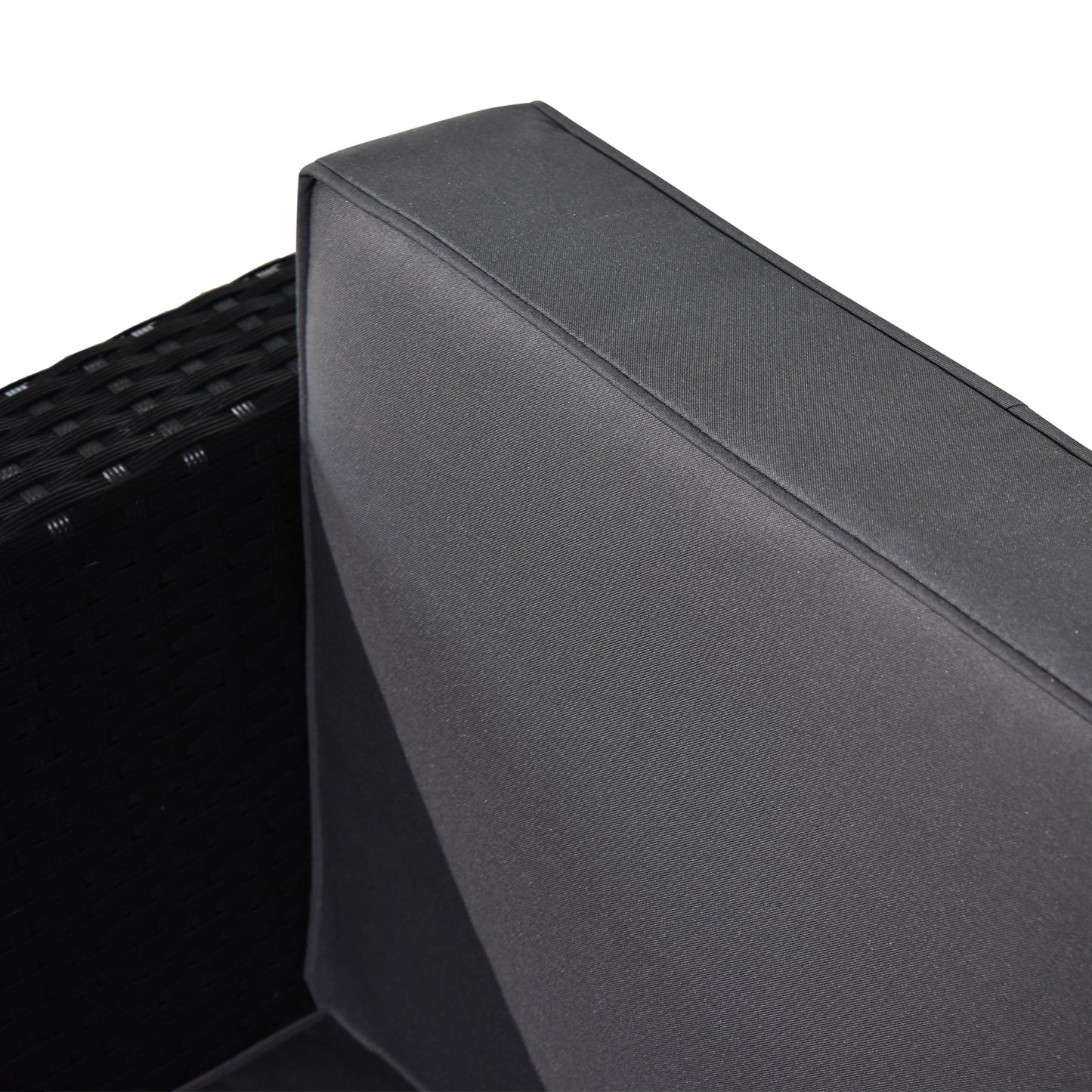 outsunny-3-pcs-pe-rattan-garden-furniture-patio-bistro-set-weave-conservatory-sofa-table-and-chairs-set-black