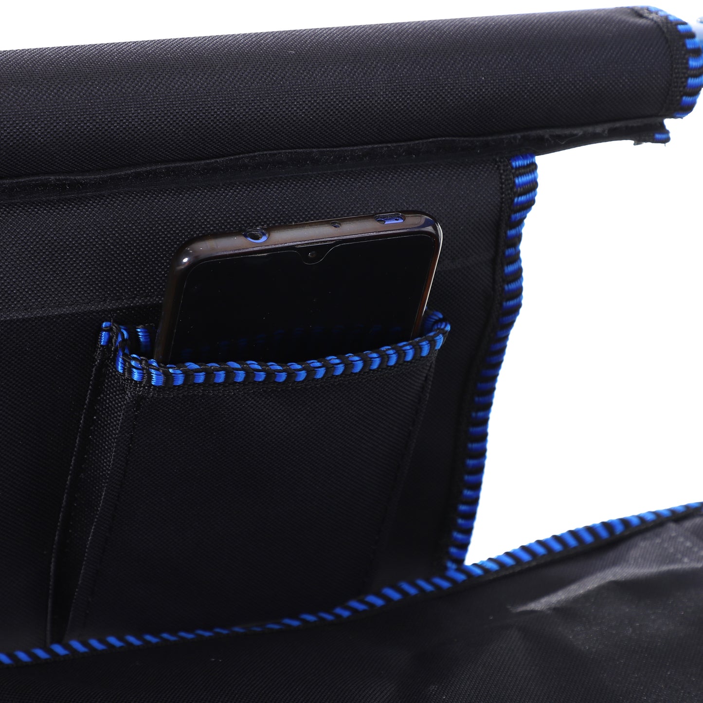 outsunny-metal-frame-sponge-padded-folding-camping-chair-w-pockets-blue