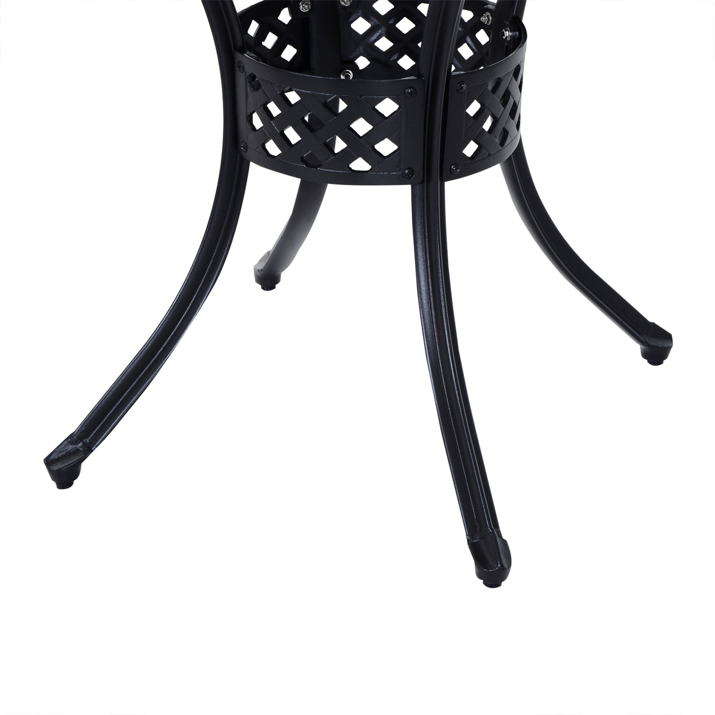 outsunny-85cm-round-garden-table-with-umbrella-hole-aluminium-grid-motif-outdoor-dining-table-for-garden-patio-black