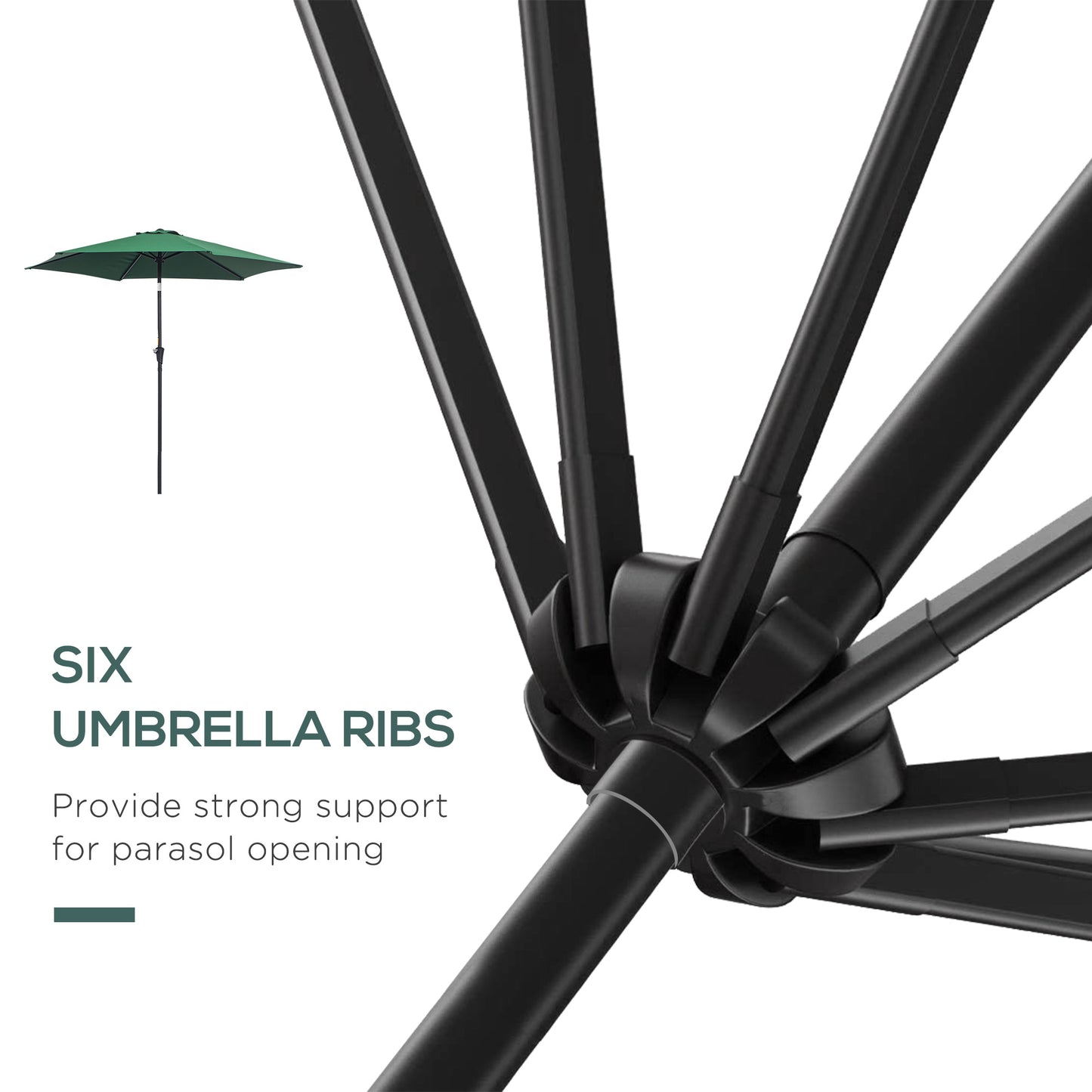 outsunny-2-7m-tilting-parasol-sun-parasol-outdoor-garden-umbrellas-sun-shade-aluminium-frame-with-crank-green