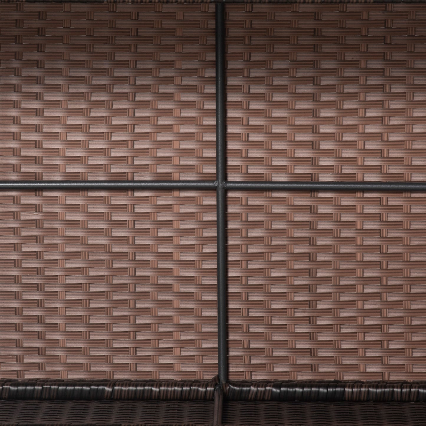 outsunny-rattan-garden-furniture-coffee-table-patio-tempered-glass-mixed-brown