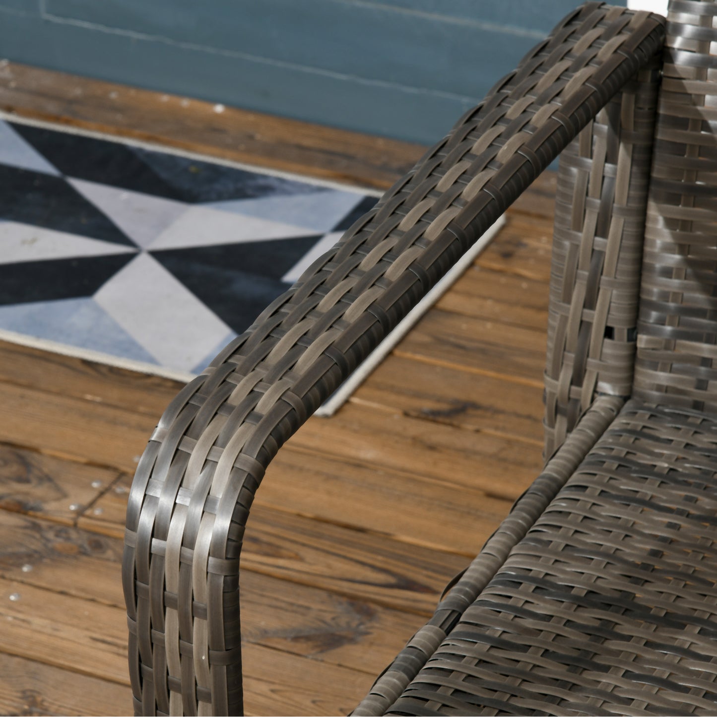 outsunny-3-pcs-pe-rattan-wicker-garden-furniture-patio-bistro-set-weave-conservatory-sofa-storage-table-and-chairs-set-grey-cushion-wicker