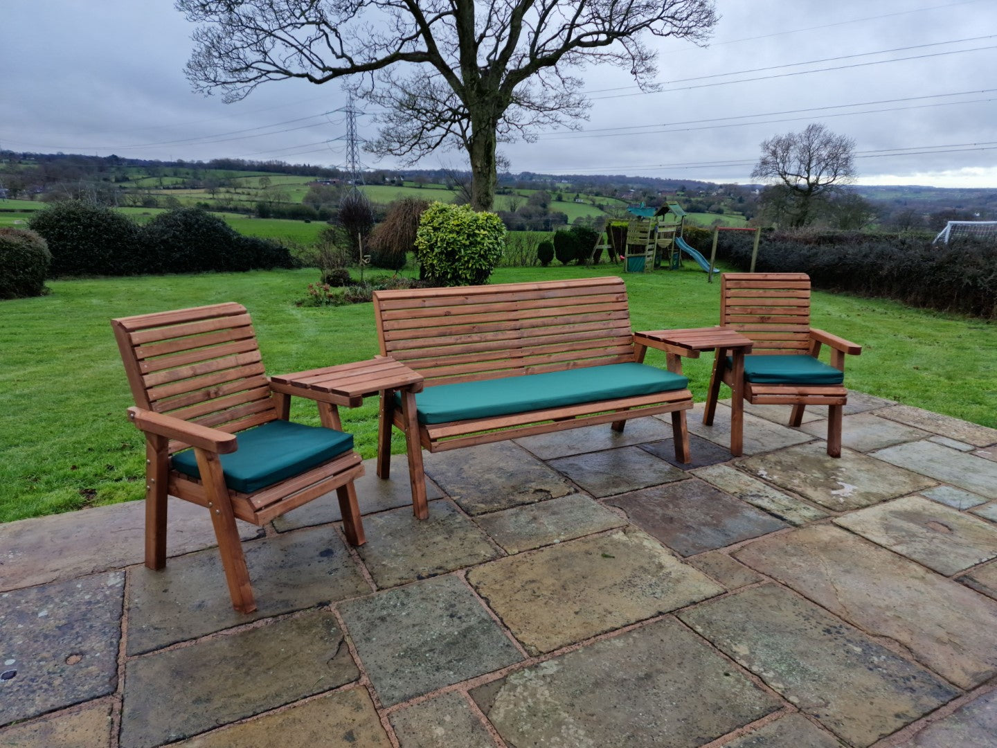 Valley 5 Seat Set 1X3B 2Xc Angled Tray