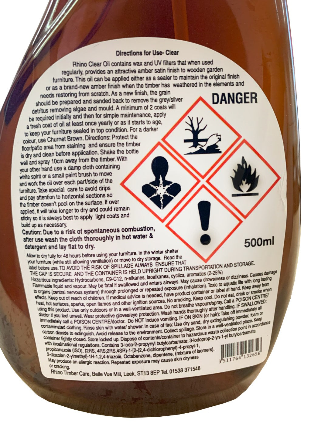 Rhino Clear 500Ml Spray