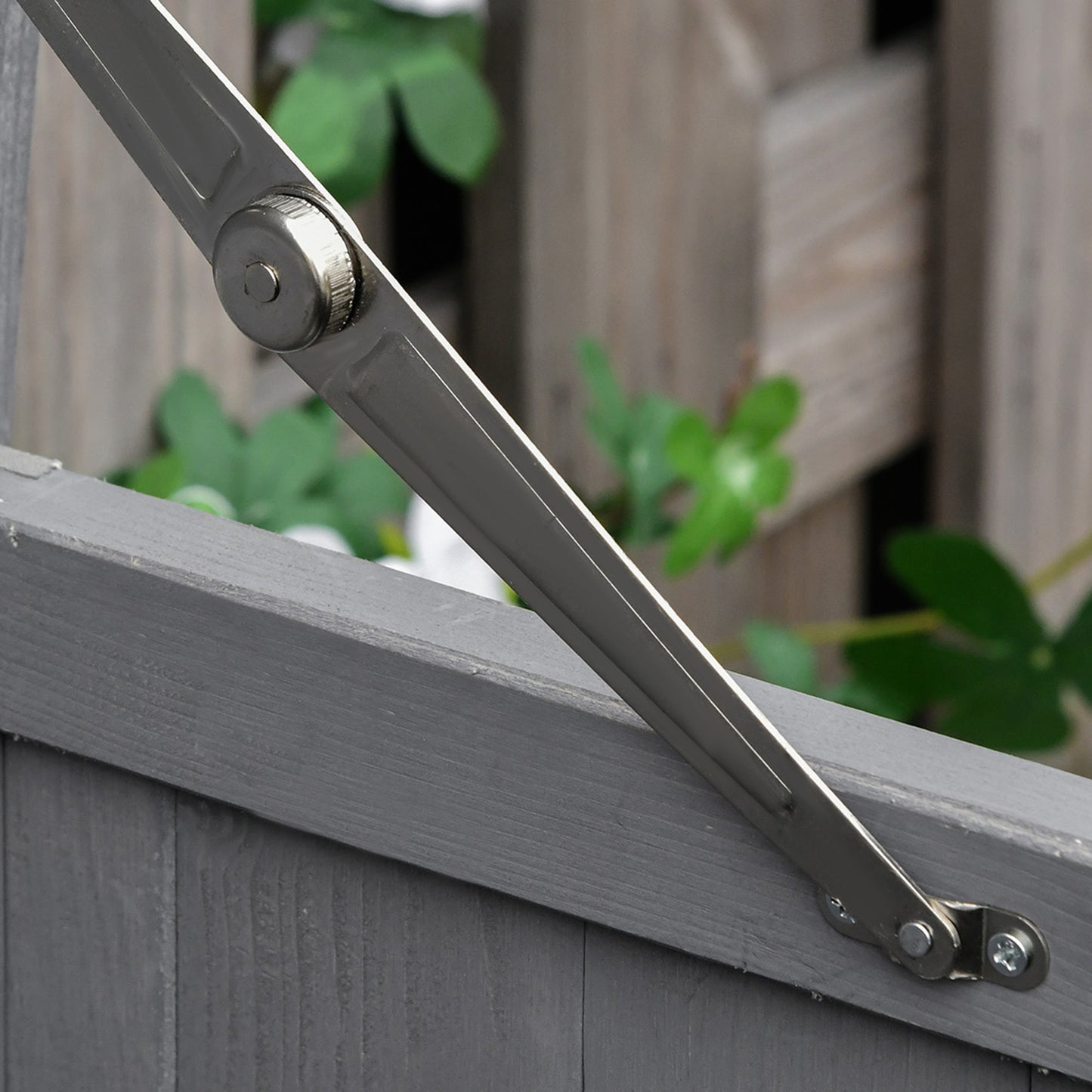 outsunny-wooden-garden-storage-shed-tool-cabinet-organiser-with-shelves-two-doors-74-x-43-x-88cm-grey