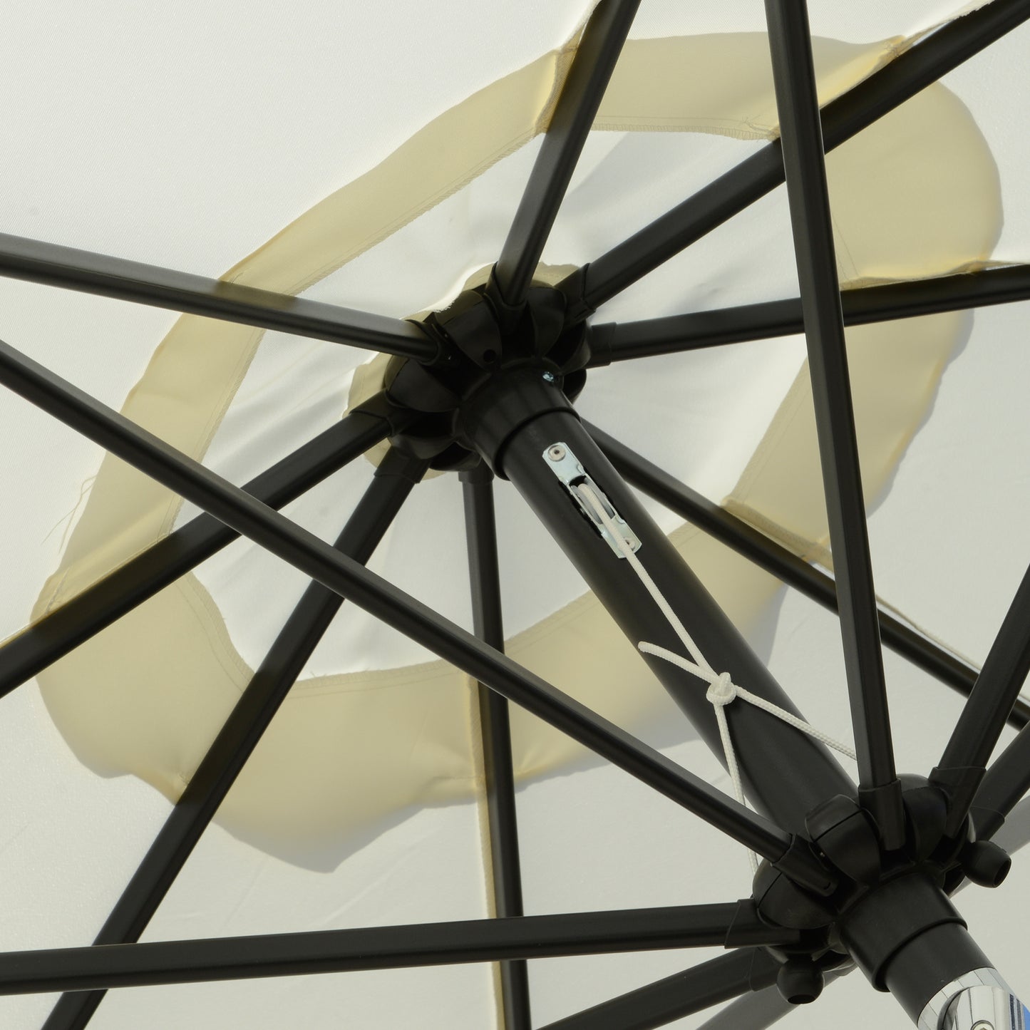 outsunny-2-66m-patio-umbrella-garden-parasol-outdoor-sun-shade-table-umbrella-with-ruffles-8-sturdy-ribs-cream-white