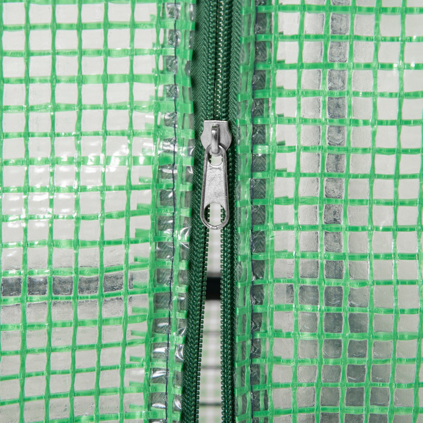 outsunny-4-tier-mini-greenhouse-portable-green-house-with-steel-frame-pe-cover-roll-up-door-70-x-50-x-160-cm-green